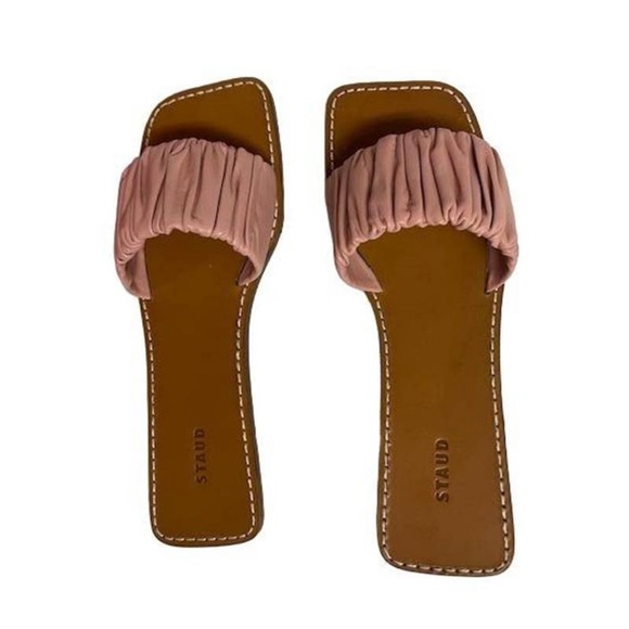 STAUD Nina Ruched Slide Sandal - Picture 3 of 5